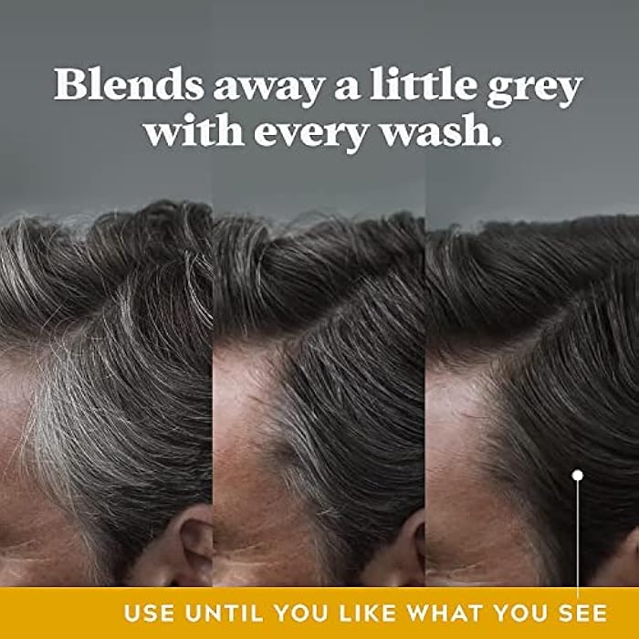 Just For Men Control GX Grey Reducing 2-in-1 Shampoo and Conditioner, Gradual Hair Color for Stronger and Healthier Hair, 4 Fl Oz - Pack of 1 (Packaging May Vary) - Image 3